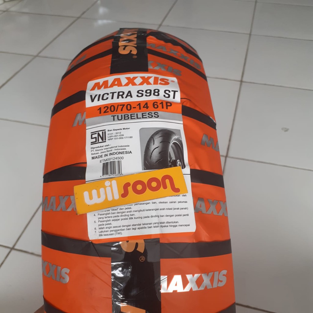 Ban Luar Tubles Maxxis 120/70-14 Victra S98 ST