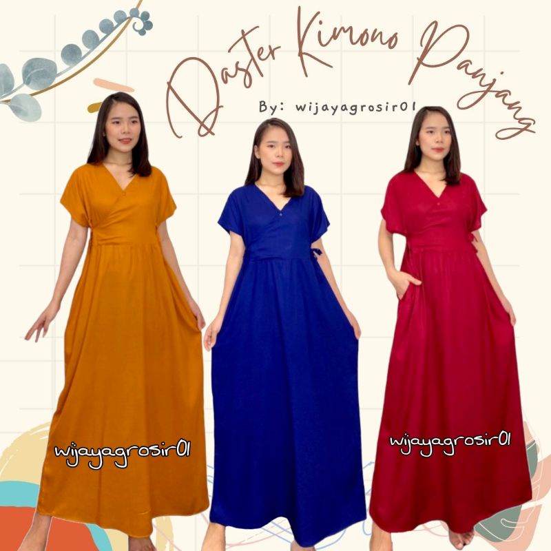 DASTER KIMONO PANJANG POLOS BUSUI DASTER KIMONO JUMBO SEMATA KAKI HOMEDRESS KEKINIAN DASTER VIRAL DASTER JUMBO LD 120-4