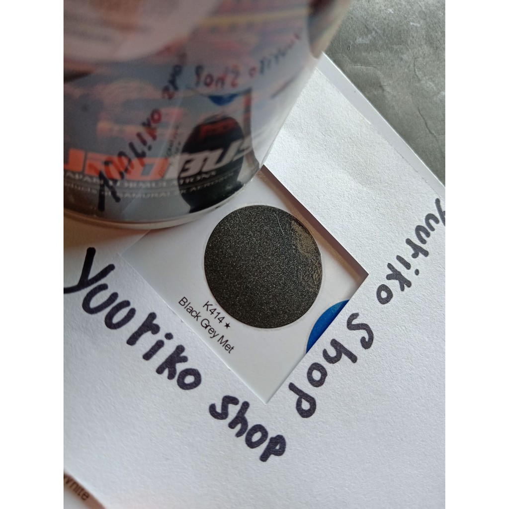 Pilok Samurai Cat Samurai Paint k414 black grey mett Pilox Cat Semprot