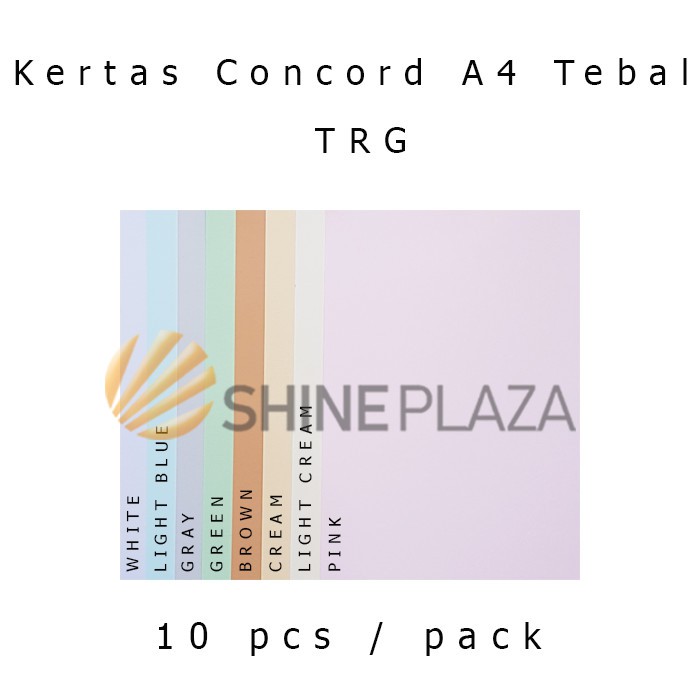 

Promo Kertas Concord A4 Tebal - Kertas Concorde A4 Tebal - Brown Murah