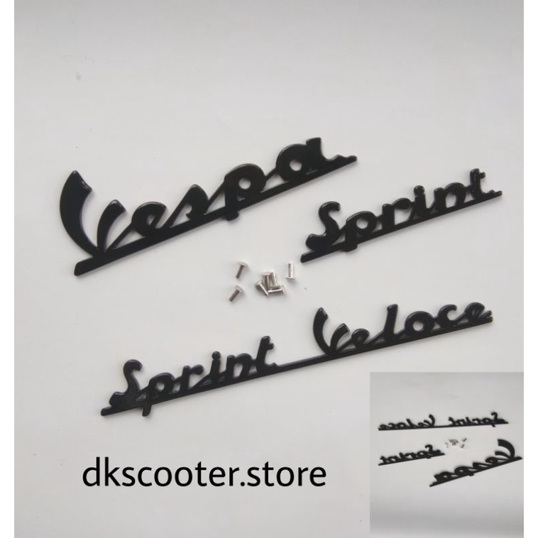 Emblem Vespa sprint Veloce Black cooting