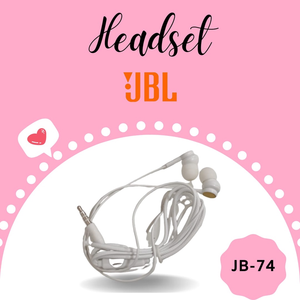 Hf Handsfree Jbl Jb-74 Super Bass Earphone JAYA ACC