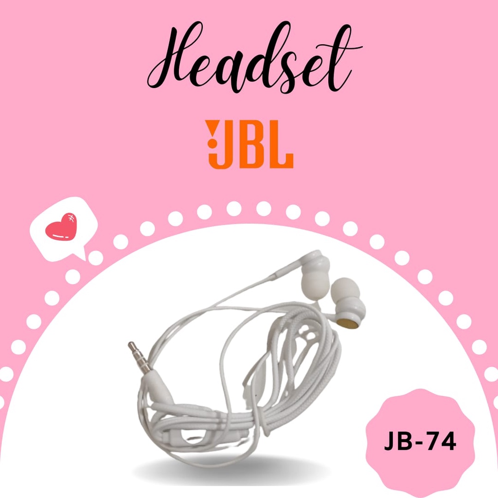 HF Handsfree JB-74 Super Bass Earphone ACC