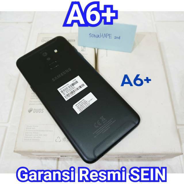 Hp Samsung Galaxy A6 Plus A6+ 2nd Original Resmi SEIN Fullset Batangan Second