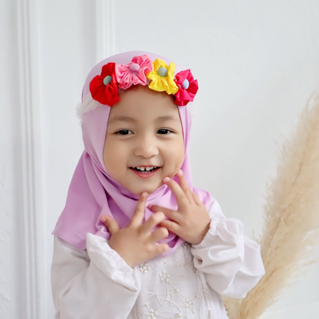 HIJAB ANAK BANDO BUNGA TILA