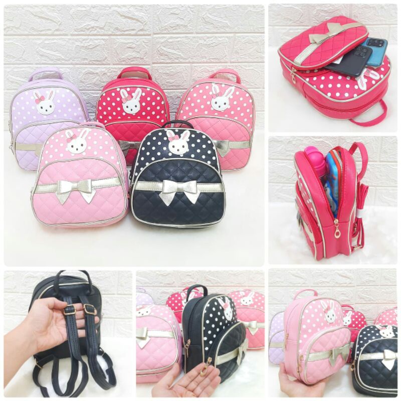 Tas Anak  Tas Ransel Anak Tas Anak Perempuan  Tas Anak Lucu Import Tas Rabbit