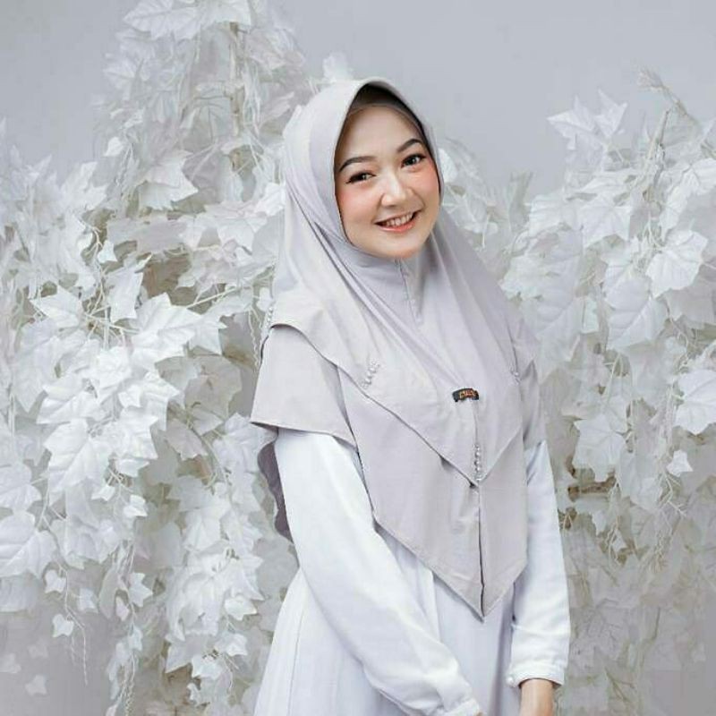[LuLu New] Lulu Hijab Zafir / Bergo Manik Murah