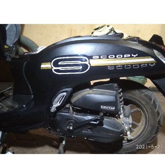 cutting sticker scoopy simple, bukan print