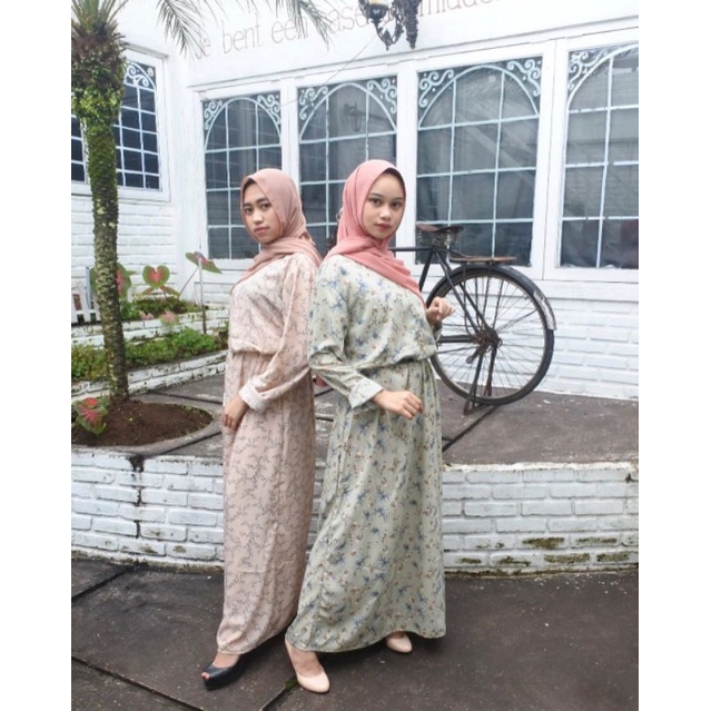 GAMIS MOTIF BUNGA CERUTY PREMIUM