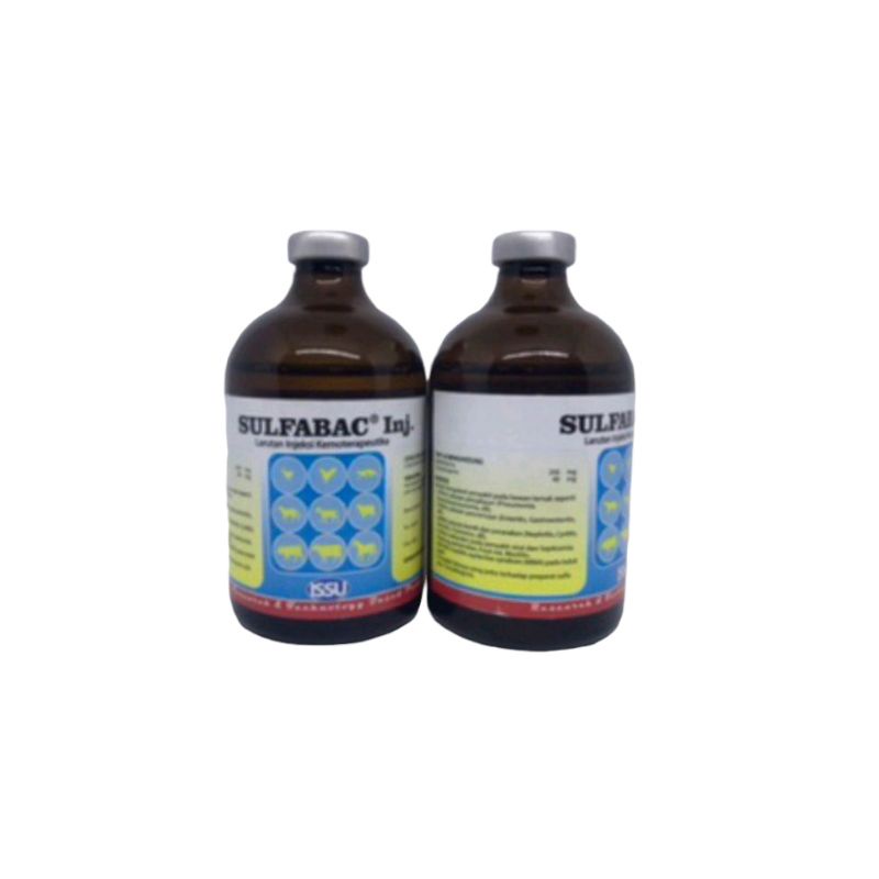 Jual ISSU / Sulfabac Inj 100 ml / Antibiotik Pencernaan Hewan / Free ...