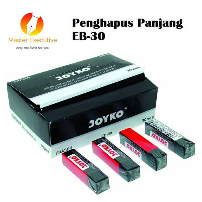 

Ready Stok Joyko Penghapus Hitam Panjang Black Eraser EB 30 Limited