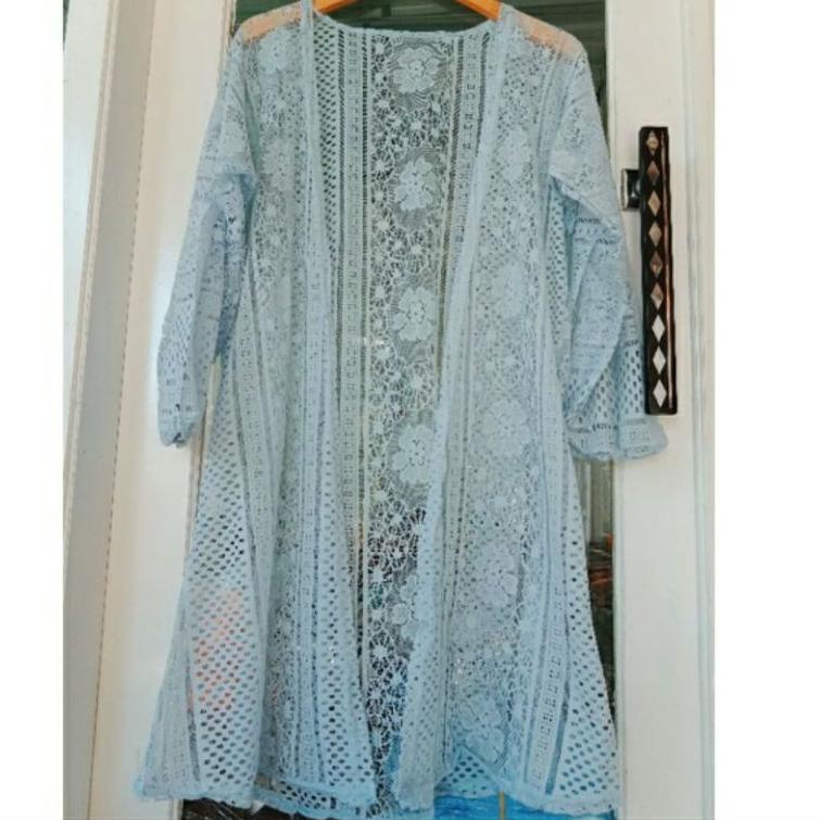 Cardigan Brukat Lengan Balon/ Cardigan/ Atasan Wanita/ brukat/ LongCardi/ Outer wanita | ML.21Jl22ˣ