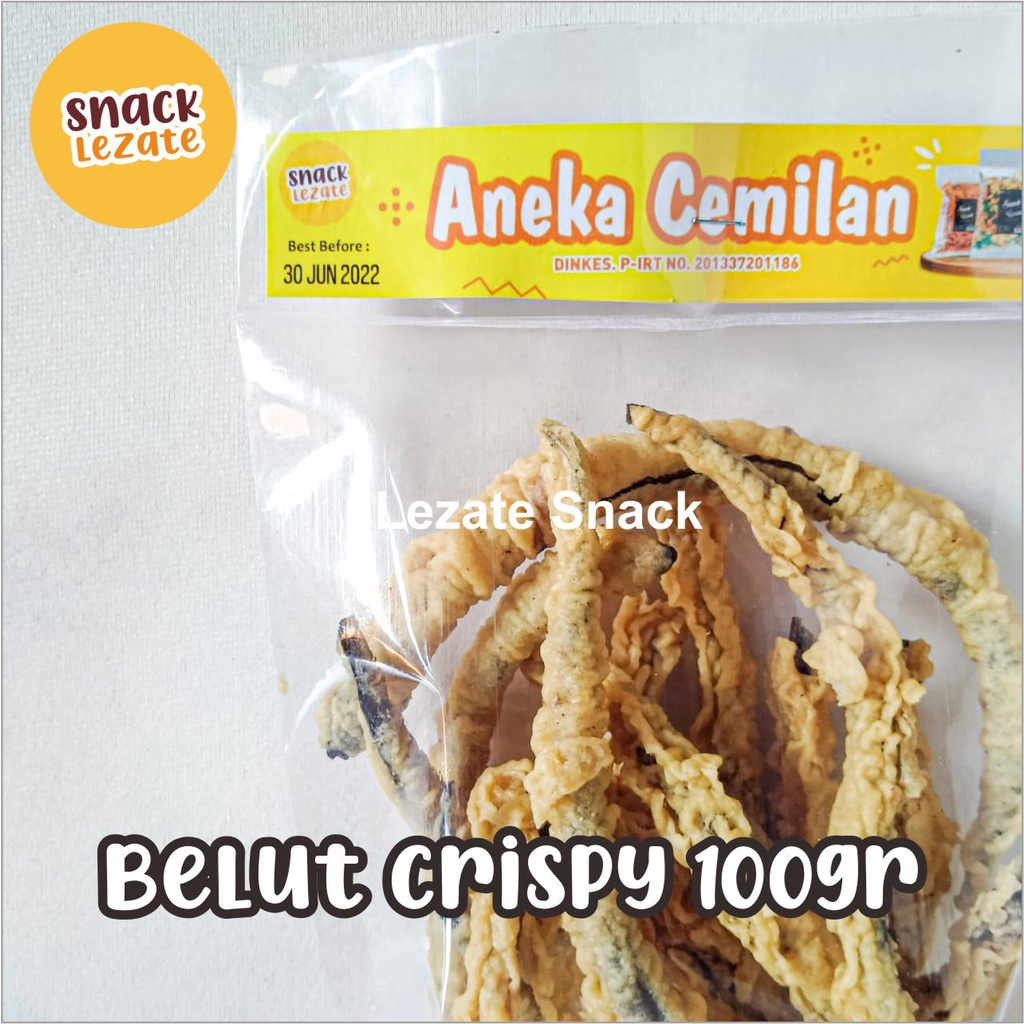 

Belut Crispy 100gr Murah Enak Renyah / Kripik Belut Jogja / Kripik Belut Welut / Keripik Belut WAP SHOP