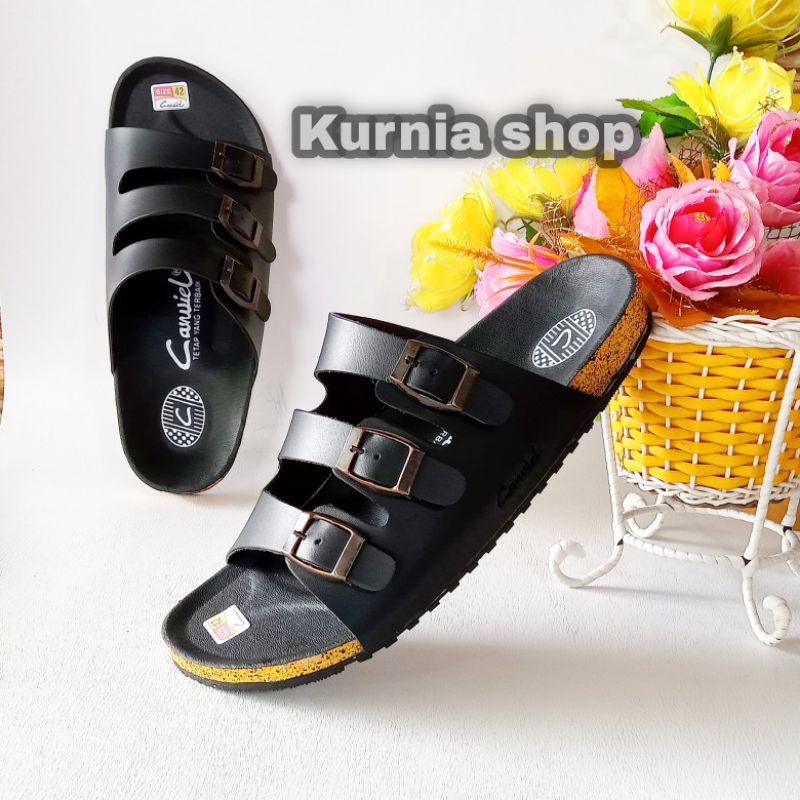 sandal puyuh / sandal cowok kekinian / sandal distro / sandal casual / sandal pria dewasa