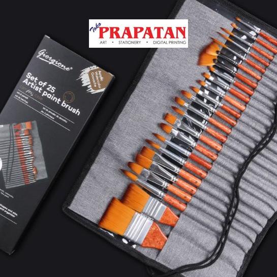 

Giorgione Artist Paint Brush set 25pcs G-CB25 ---READY---