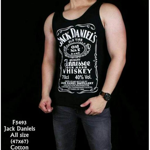 (PROMO) Baju kaos singlet tanktop santai gym fitness bali heineken beer cowok