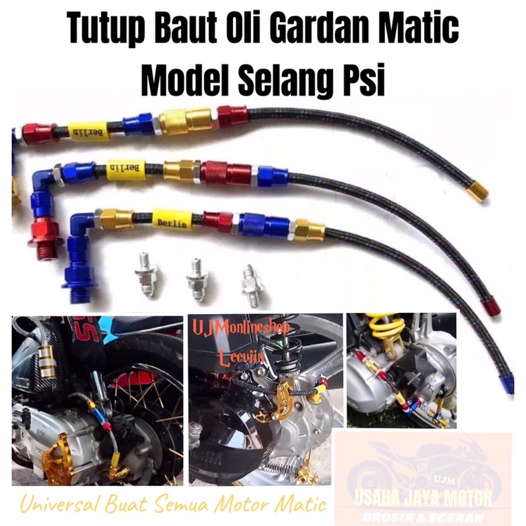 Tutup Oli Garden Morin Baut Oli Garden Model Selang Psi Universal Semua Motor Matic Bisa