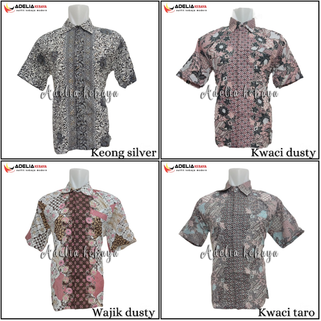 NEW - KEMEJA BATIK MODERN - KEMEJA COUPLE - set batik pesta - kemeja kekinian -baju pria batik