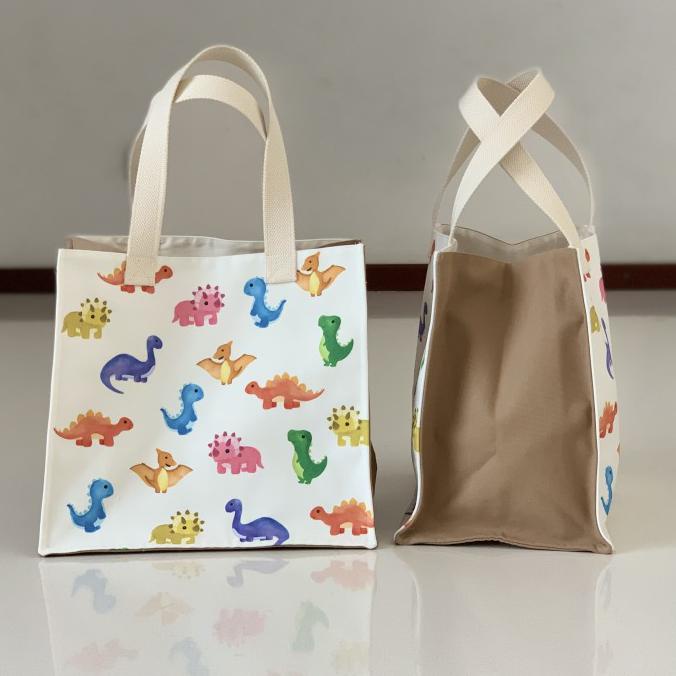 

Mantap Dino Canvas Shopping Bag - M Promo