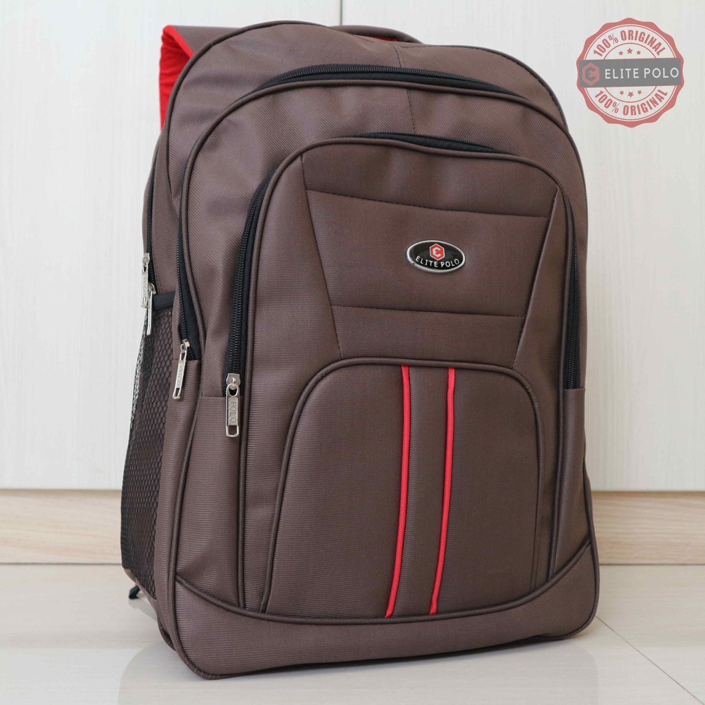 BELI 1 GRATIS 1 - TAS RANSEL ELITE POLO VINNSON TAS LAPTOP KERJA FREE BACKPACK ALISON TAS SEKOLAH