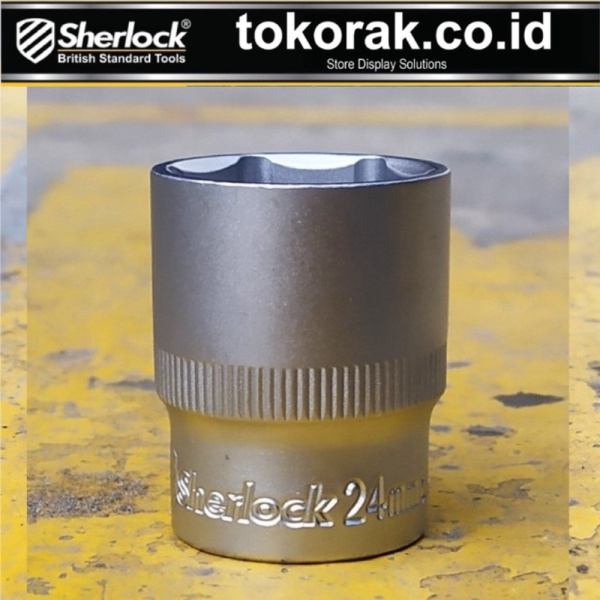 Unik MATA KUNCI SOK 24 MM 12 INCH 6 PT SHERLOCK - MATA SHOCK Murah