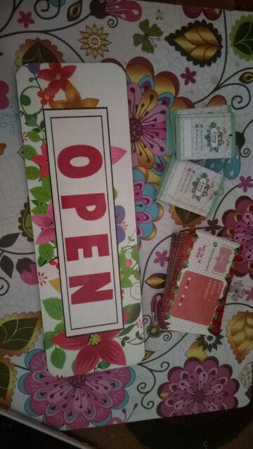 Sign Board, Home Wall Décor, Pajangan Dinding, Open & Close