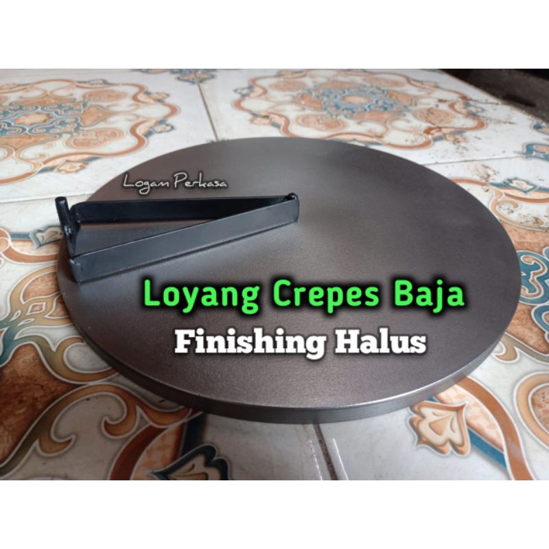 Wajan Loyang Crepes Jumbo Ukuran 35 cm & 40 cm Manual dan Semiotomatis