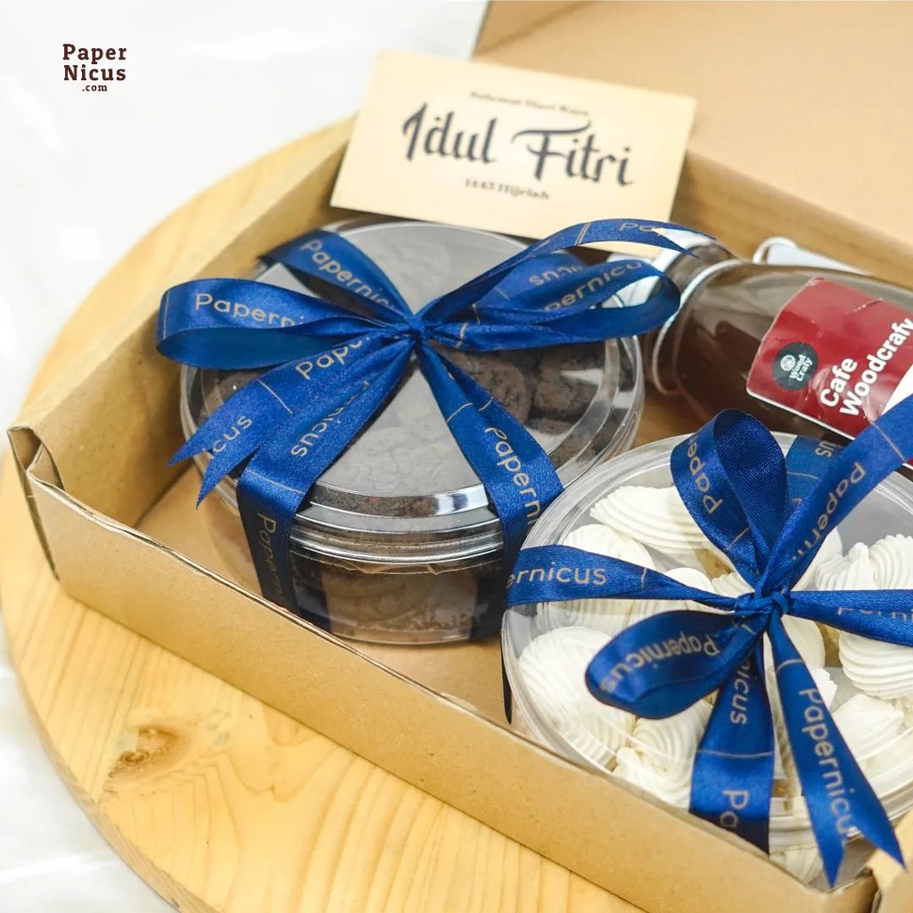 

LABEL PITA Hampers Lebaran Custom Warna Tulisan Untuk Kue Mempercantik kemasan - Pita Kado Packaging 1 roll