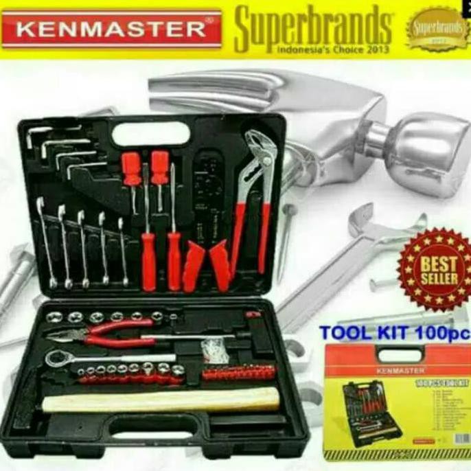TOOLKIT KENMASTER / TOOL KIT KENMASTER / ALAT PERTUKANGAN SET
