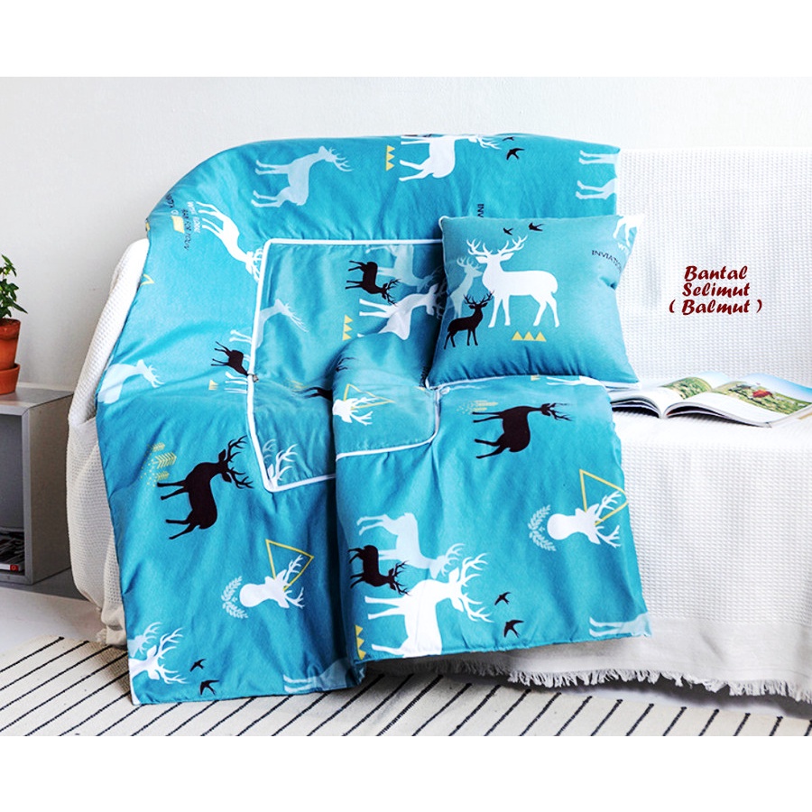 Balmut Bantal Selimut selimut yang bisa dilipat jadi bantal