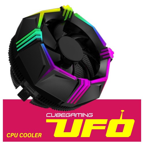 CUBE GAMING UFO - RGB Fan - Gaming Cooler for All Intel &amp; AMD Socket