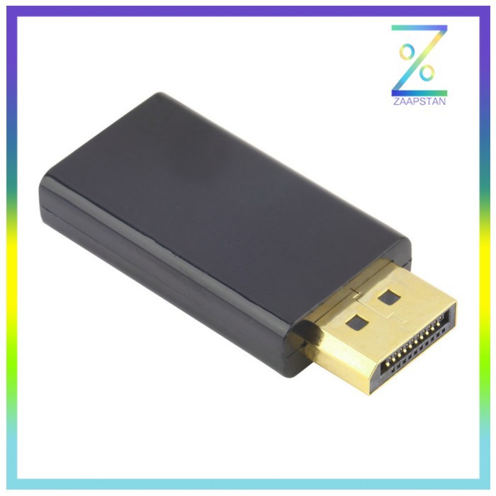 DZST Display Port Male to HDMI Female Port Adapter - DZST024 - Black