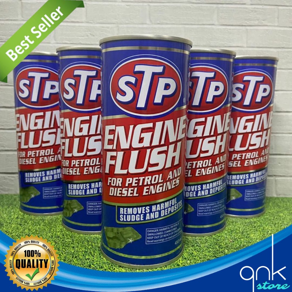 STP Engine Flush 450 ml Pembersih Oli For Petrol &amp; Diesel Engines