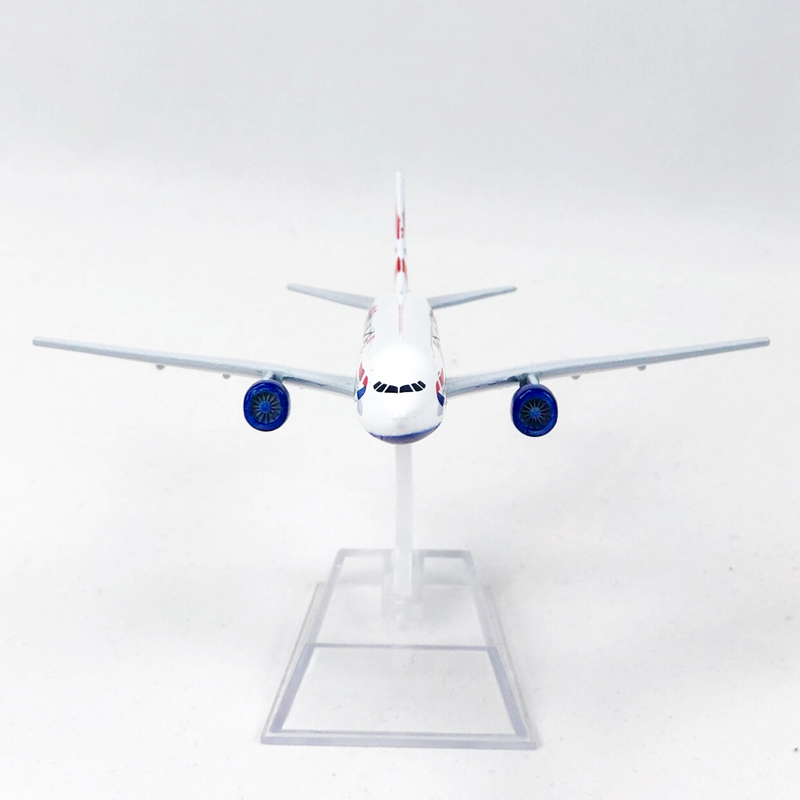 Mainan Model Pesawat Terbang Inggris Airways Plum Blossom Boeing 777 Diecast B777 Ukuran 16cm Dengan Landing Gear