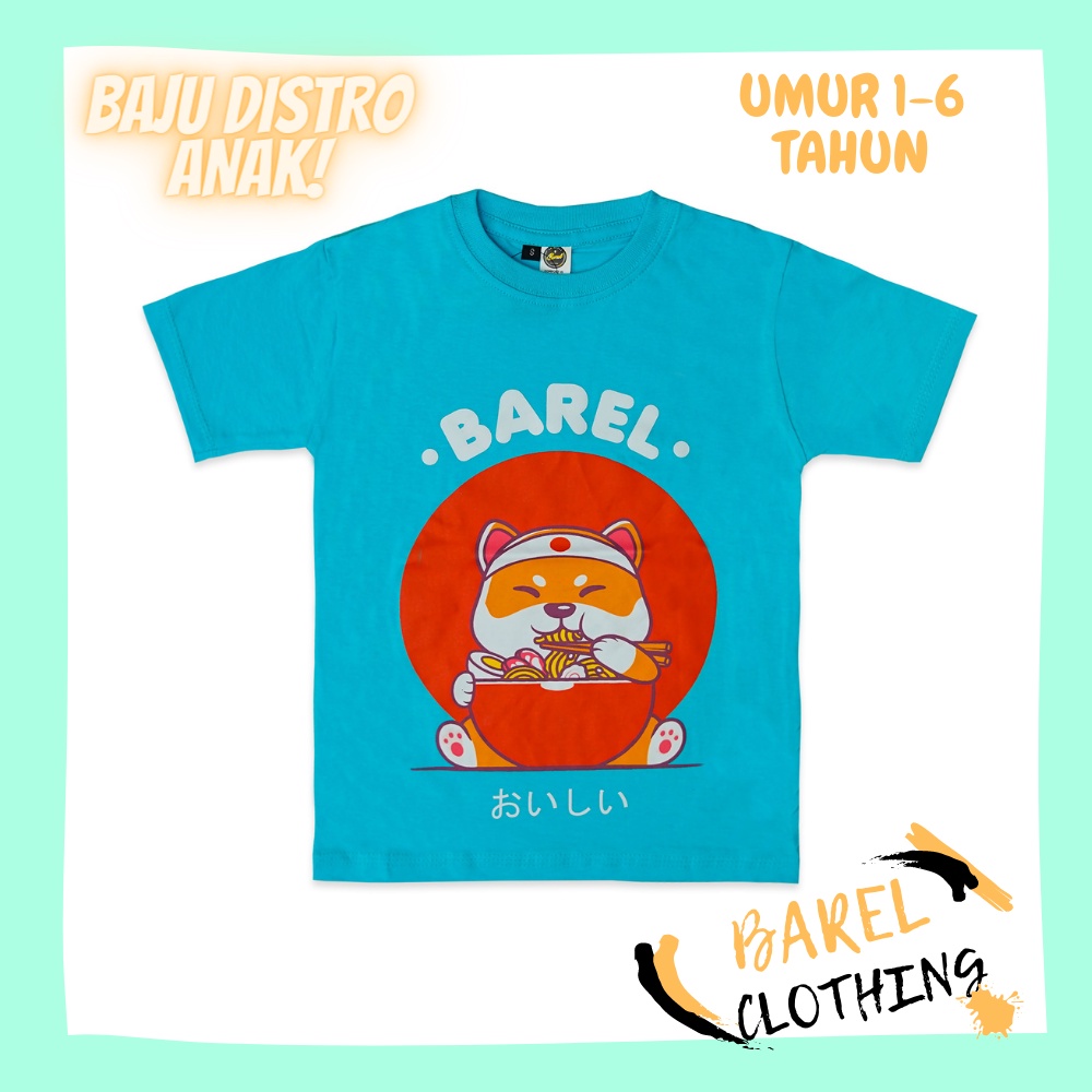 Baju Kaos Distro Anak Laki Laki dan Perempuan PS CLOTHING Unisex Baju Motif Karakter