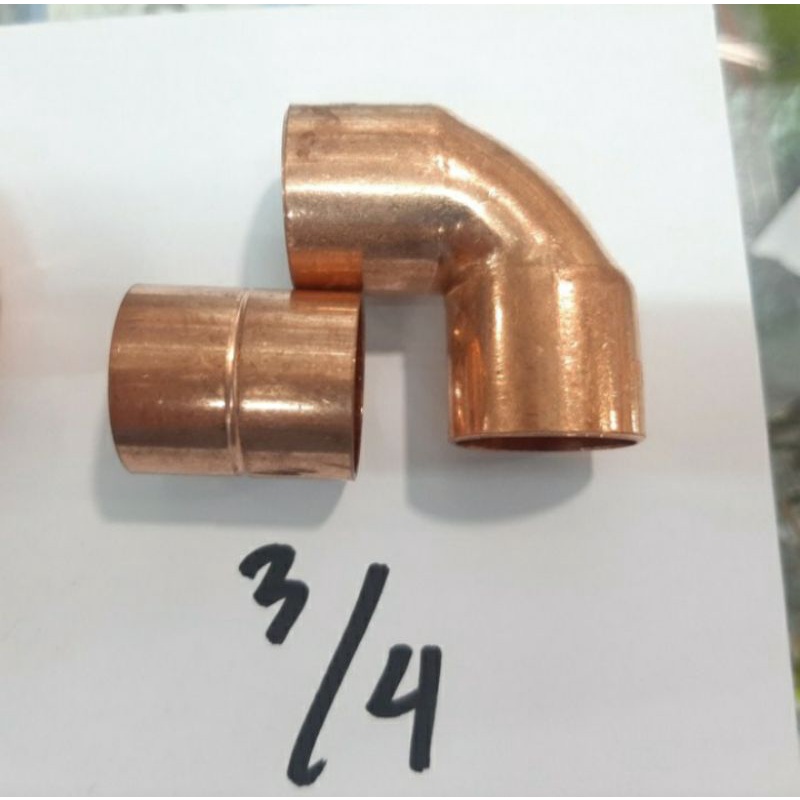elbow knee pipa tembaga ac 3/4 inch 19,05 mm