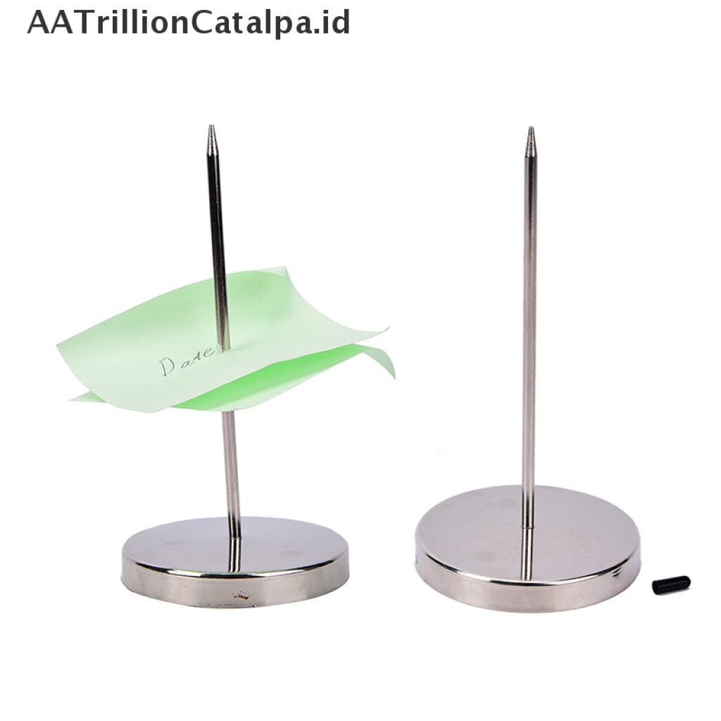 (AATrillionCatalpa) Tusukan Holder Kertas Memo / Bon Untuk Meja Kantor