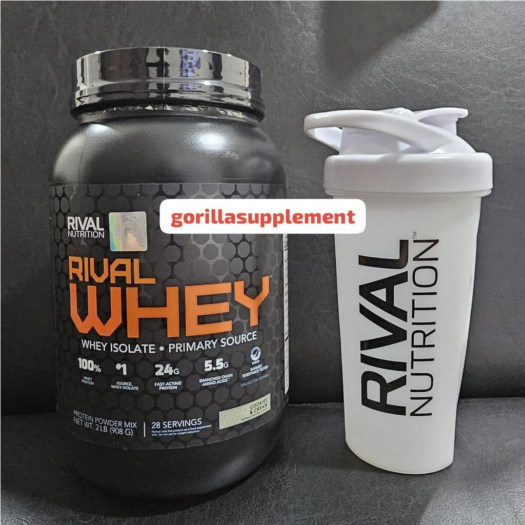 Rival Whey 2lbs 2lb 900 Gram Whey Protein Isolate