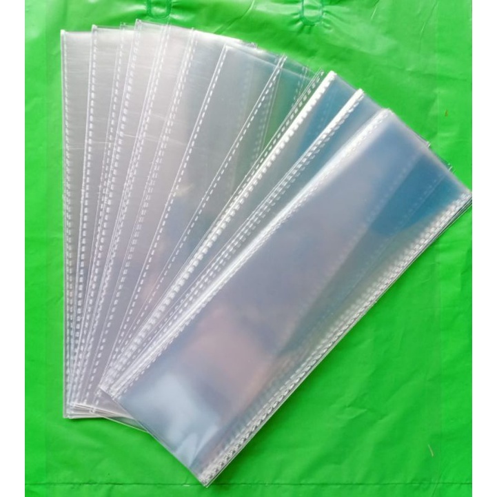 Plastik OPP kaca porforasi Tanpa lem 100gram Plastik bening accesories souvenir nikahan murah