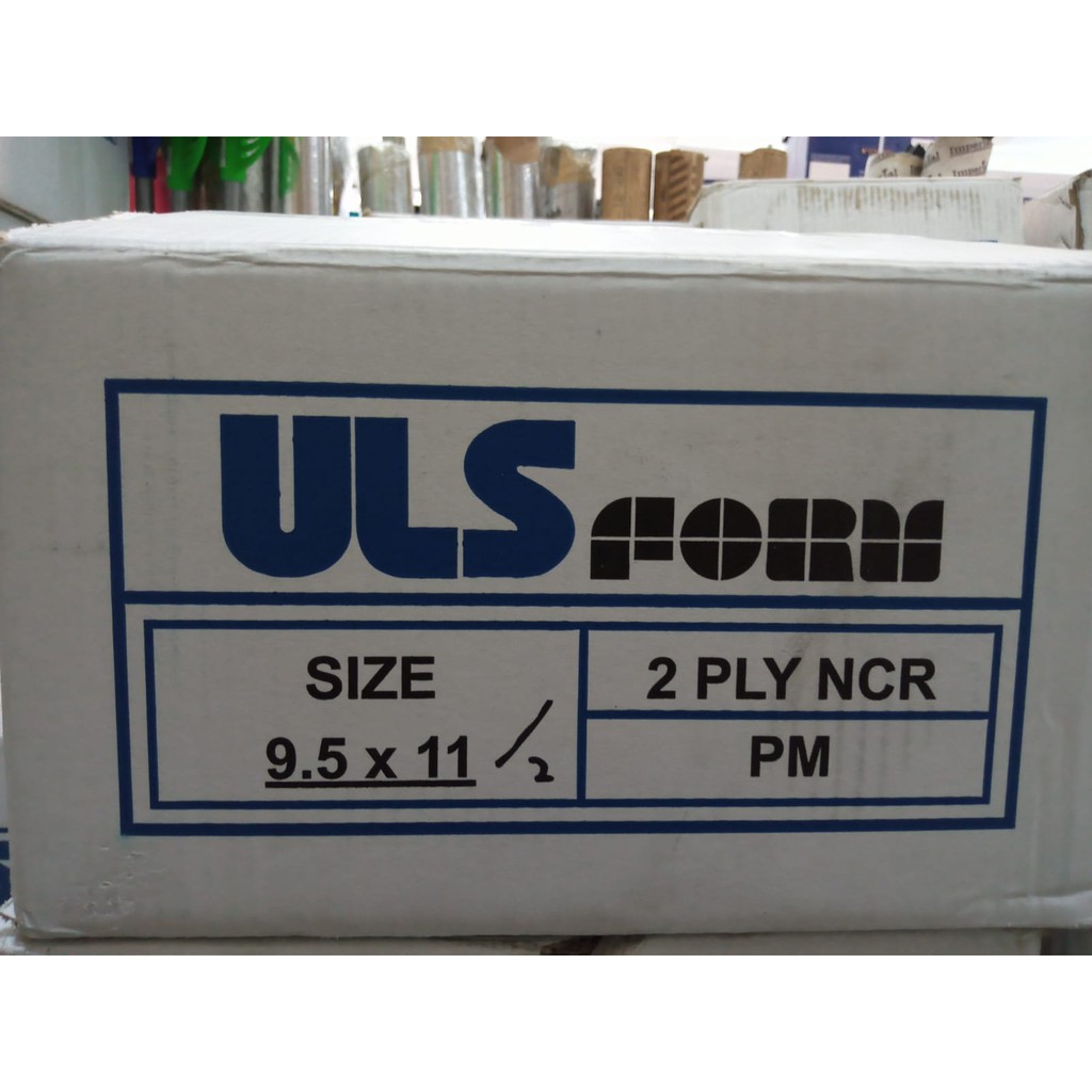 

ULS CONTINUOUS FORM 9.5 X 11 2 PLY BAGI 2
