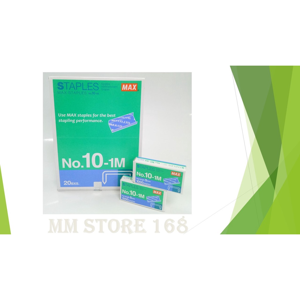 

Isi Staples / Refill Staples Kecil Merk MAX No. 10 ( Isi 20 box )
