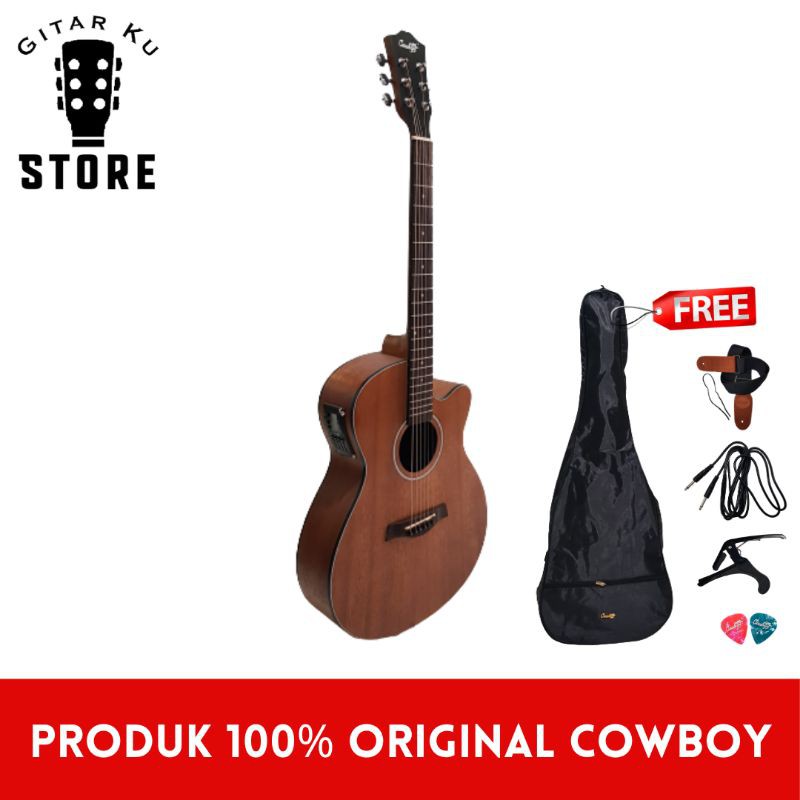 Gitar Akustik Elektrik Tuner Cowboy GWC-235NS GWC 235NS Original