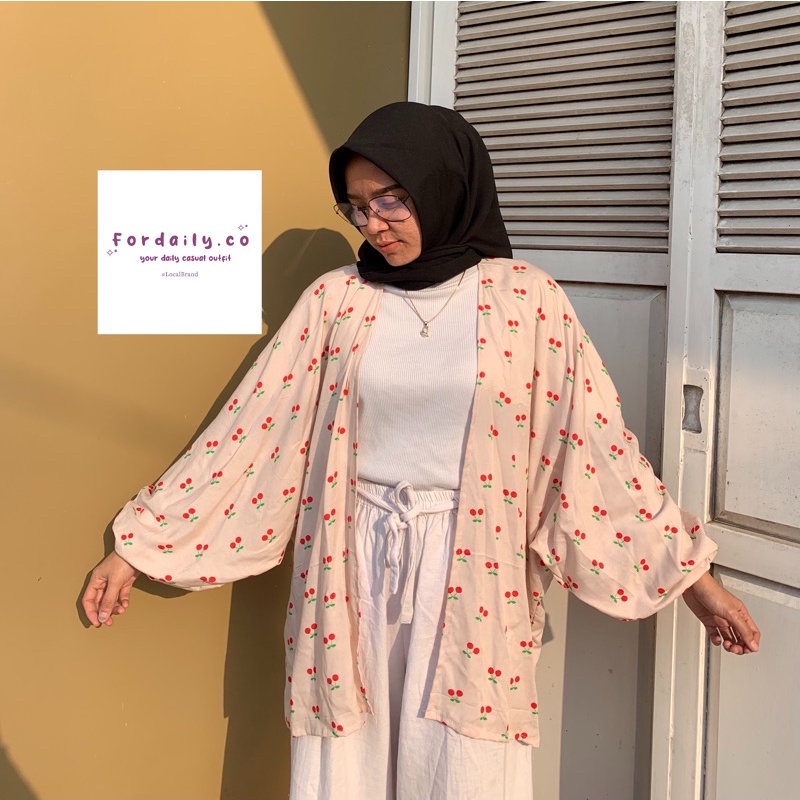 KIYOWO OUTER BALON  | ARABELLA OUTER-Cherry