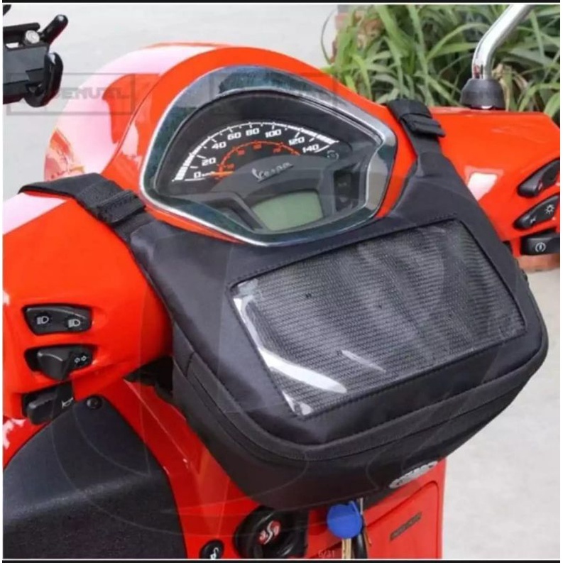 Tas Jas Hujan Motor plus Bagasi Anti Air | Tas Setang Motor Universal Bebek dan Matic Waterproof