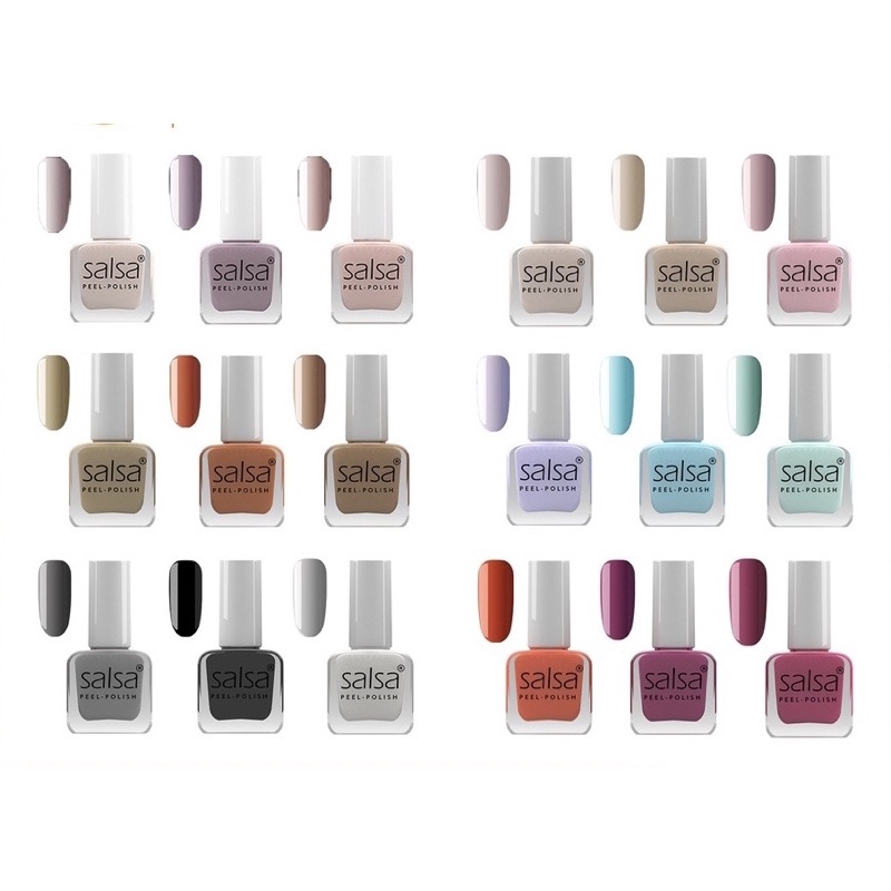 SALSA KUTEK PEEL POLISH -PEEL OFF IMPLORA KUTEK BPOM NUDE