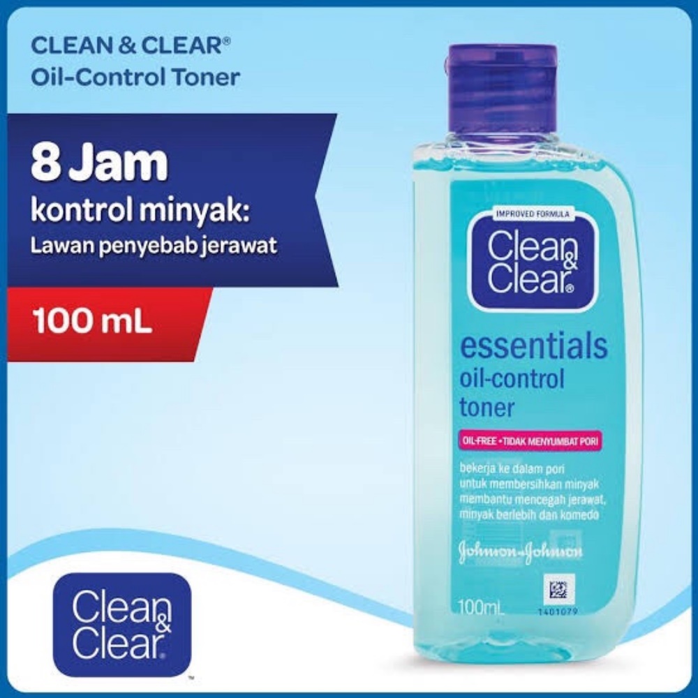 Clean &amp; Clear Oil Control Toner [Perawatan Pembersih Penyegar Wajah] - 100ml