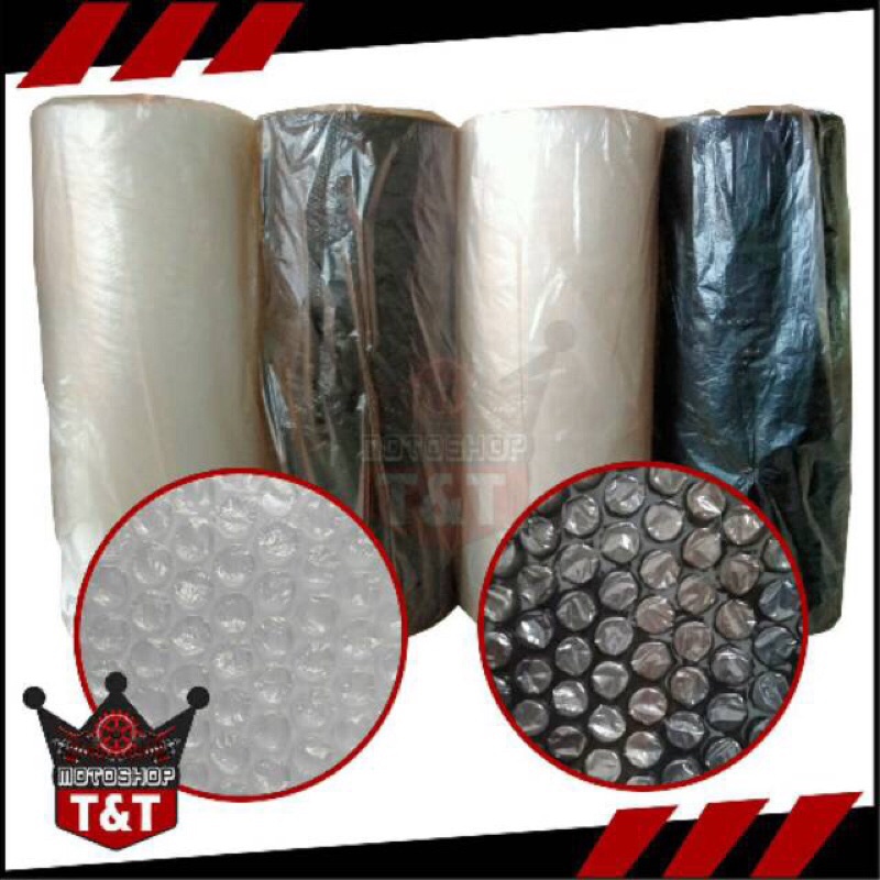 

Bubble Wrap ecer Hitam Uk 30 cm x 10 m TEBAL PREMIUM BERKUALITAS