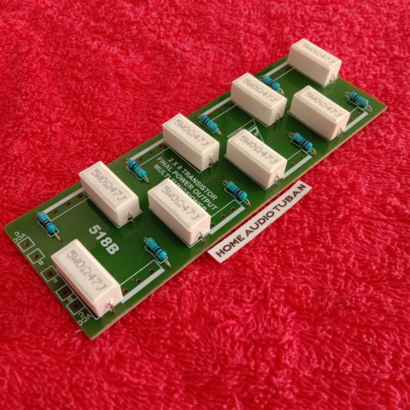 PCB LINE FINAL 4 SET SANKEN TOSHIBA NJW MJL