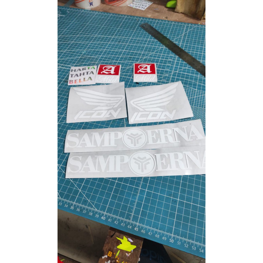 stiker cutting beat sampurna striping beat