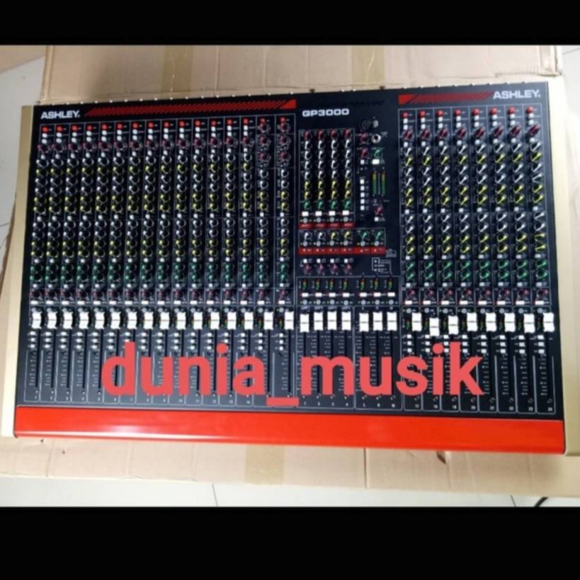 mixer ashley gp3000-24ch gp 3000 original garansi 1 tahun